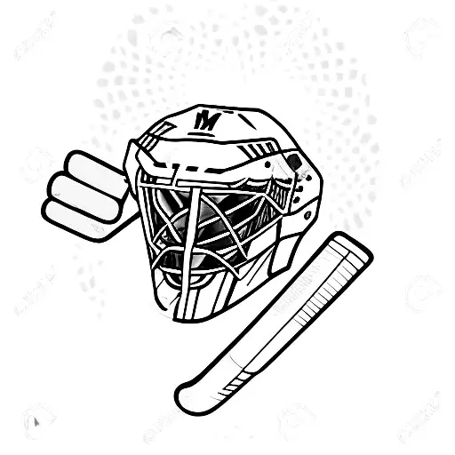 Hockey Goalie Stick About Friend That Passed Away Born In December