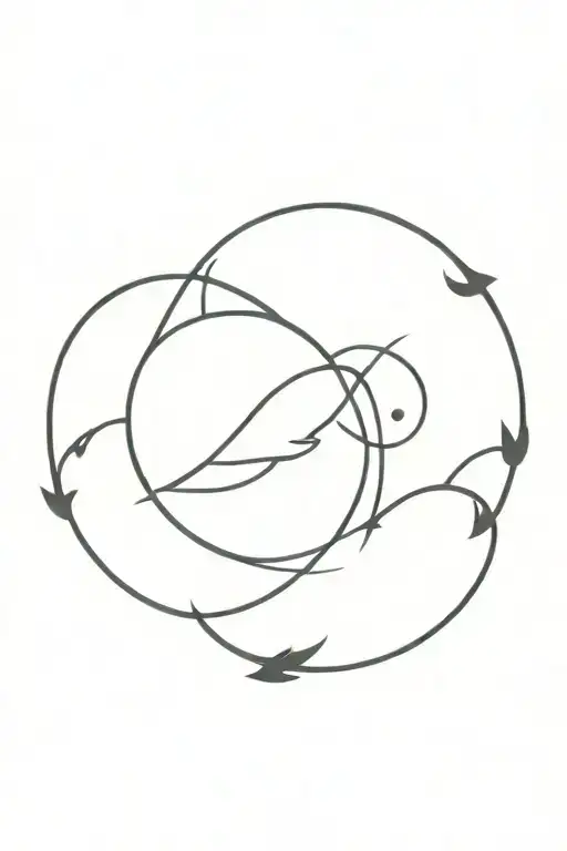 Paired Tattoos For Friends Who Have Been Friends For A Long Time And Live At A Distance