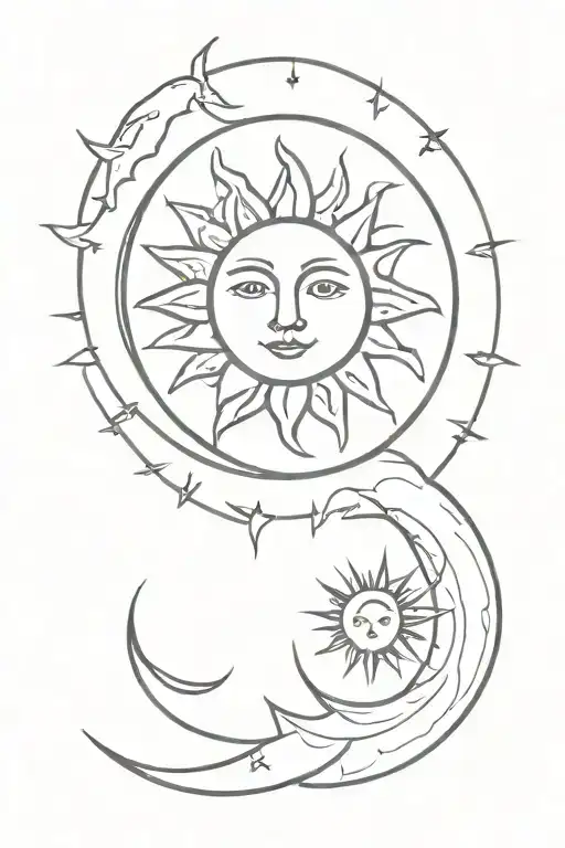 Sun And Moon Rising
