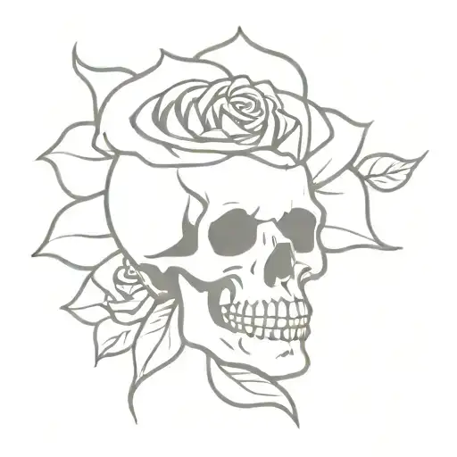 Skull Roses