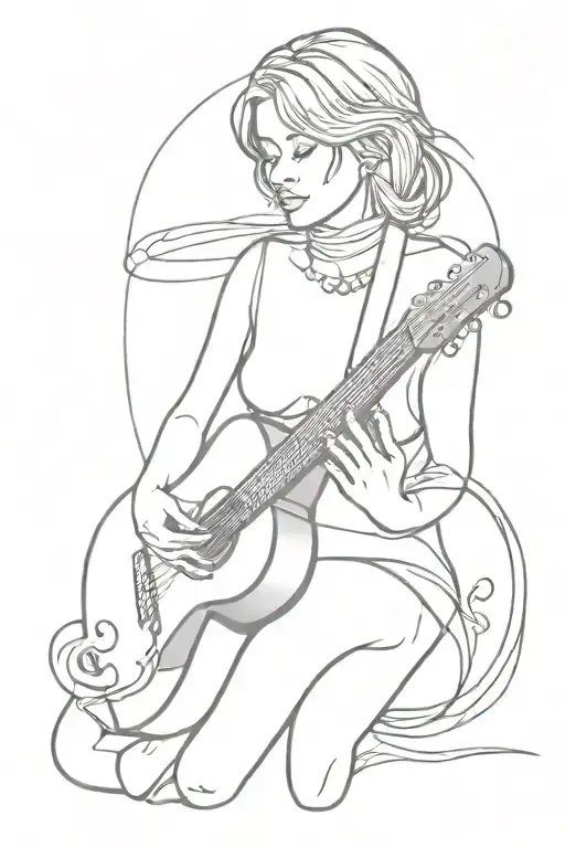 Music Sadness Guitar And Sensuality