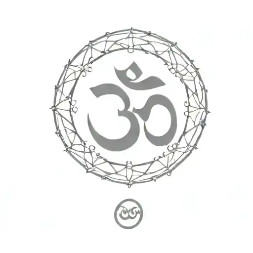Om Inside Circle Of Names