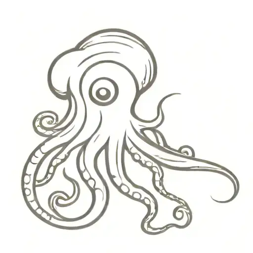Sketch For Linework Octopus