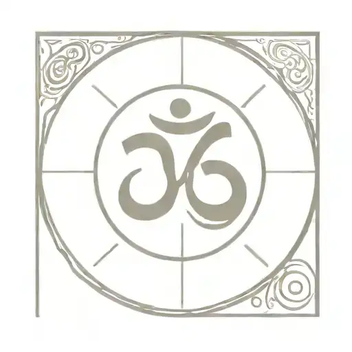 Om Inside Circle Of Names Ganga Bhagbati Sudip