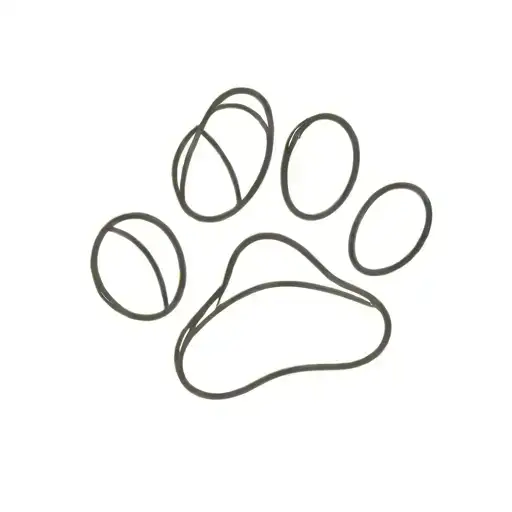 Dog Paw Print