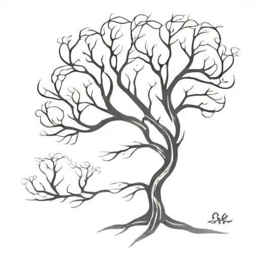 Life Tree Silhouette