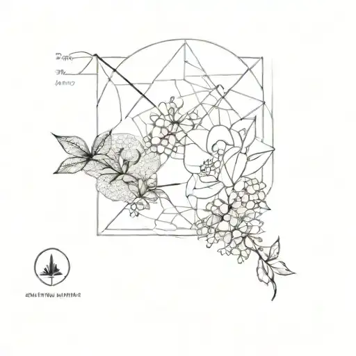 Nature Mosaic With The Chemical Symbol For Seratonin Incorporate