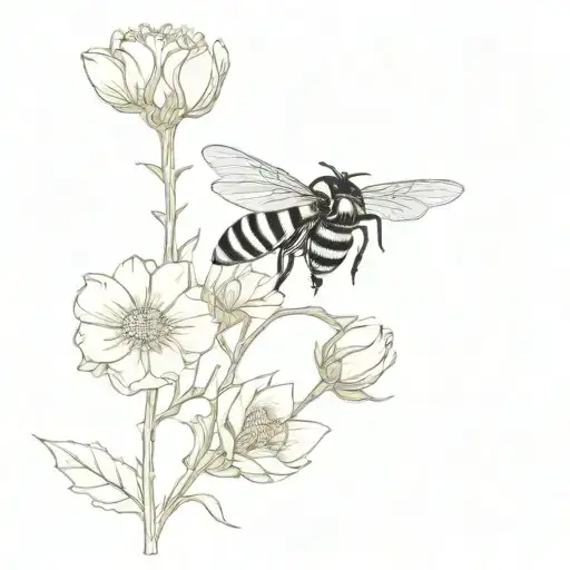 Frank Ocean Blond Title With Tyler The Creator Flowers And The Bee From Flower Boy