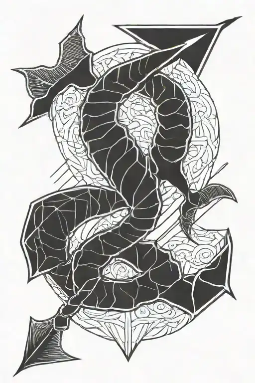 Scorpio Zodiac Symbol And Arrow