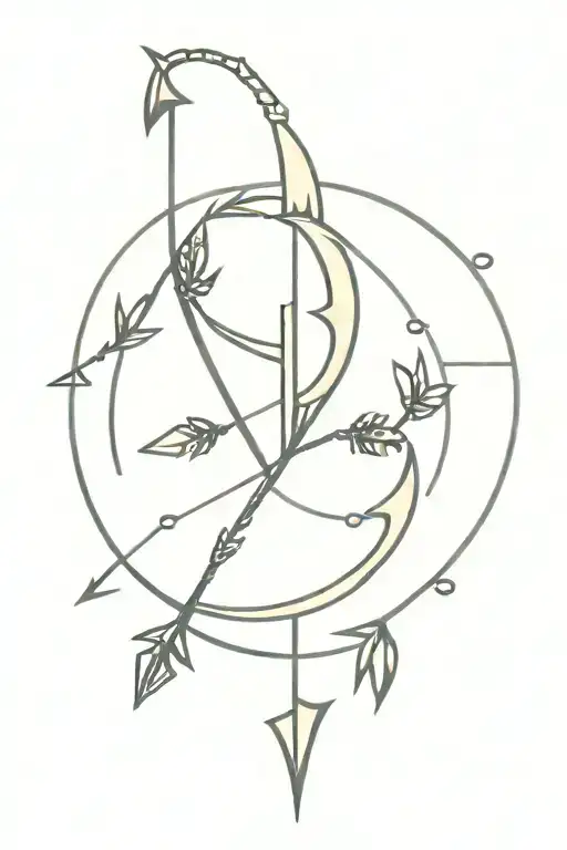 Scorpio Zodiac Symbol And Arrow