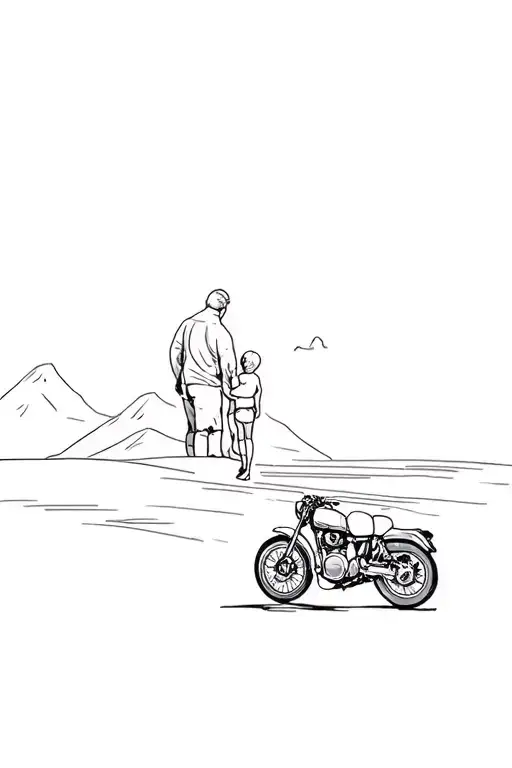 Family Travel And Motorcycle