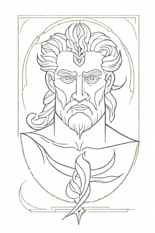 Zeus With Eye Symbol Integrated