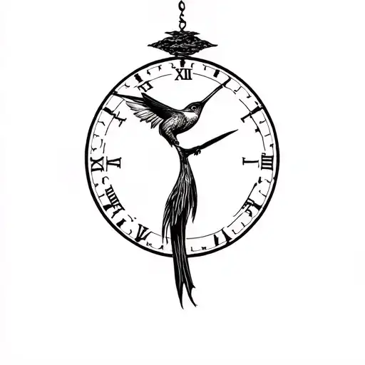 Humming Bird Father Time Rip Linda