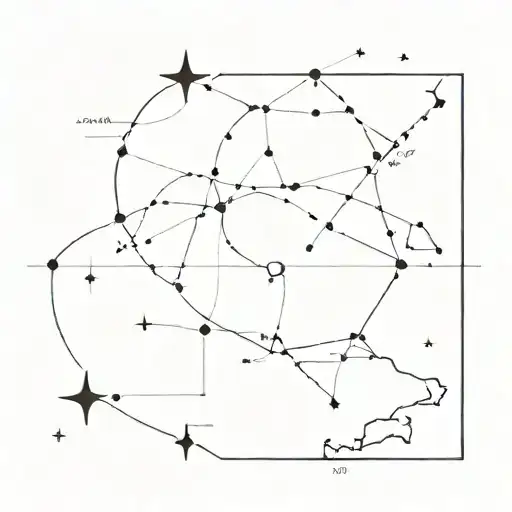 Constellation Map Of Favorite Travel Destinations