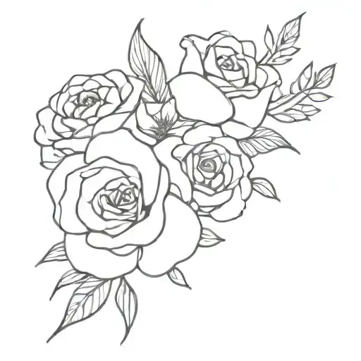 Birth Flowe Bouquet Made