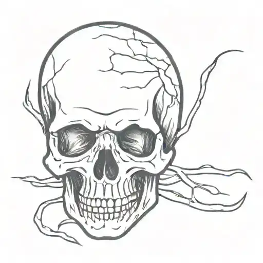 Rip Skull Blood Grave