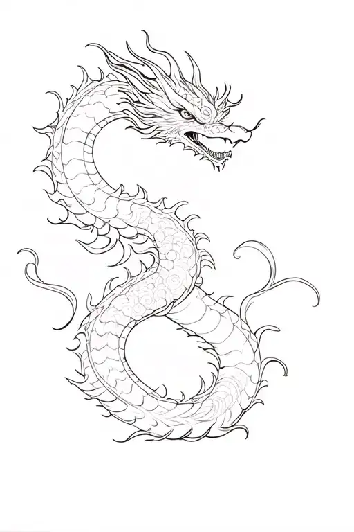 Rising Chinese Dragon