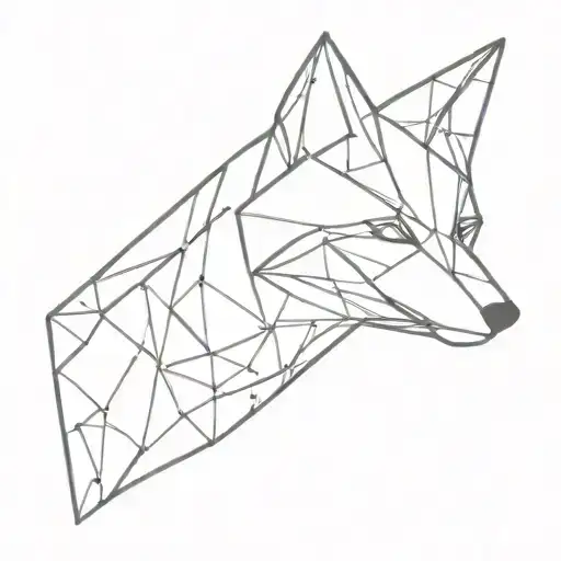 A Geometric Fox Design Incorporating Elements Of Technology And Innovation