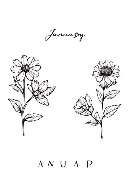 April And January Birth Flower