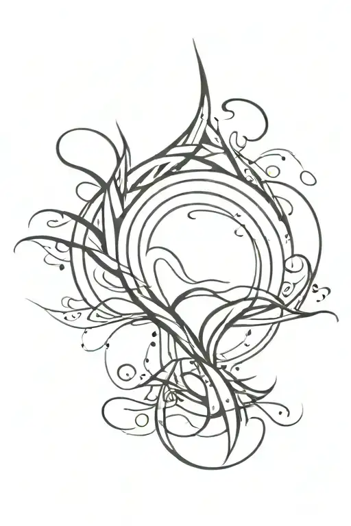 Blurred Tribal Water