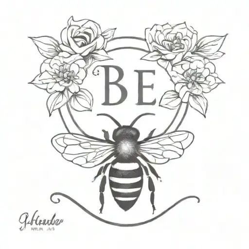 Bee Cursive Letters