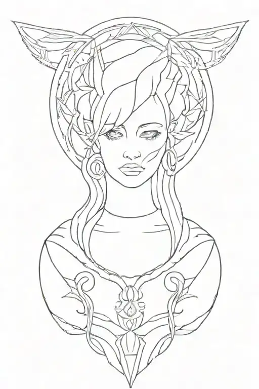 Hecate Thick Outline Line Work