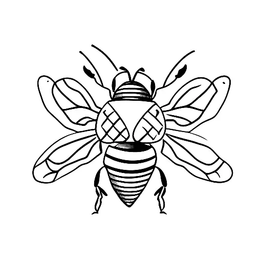 Bee Inside A Love Heart