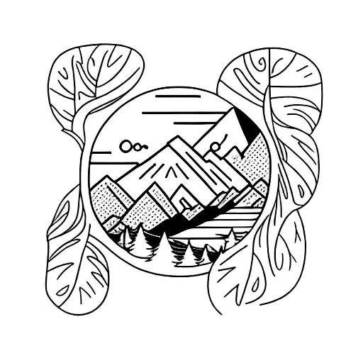 Mountains Road Space