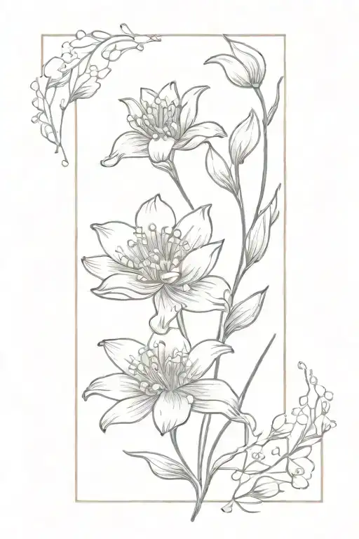 Chrysanthemum And Lily Of The Valley Flower