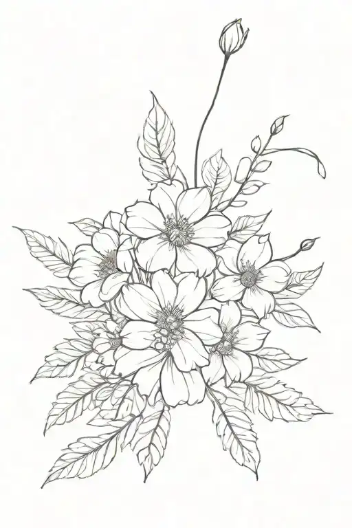 Birth Flower Bouquet