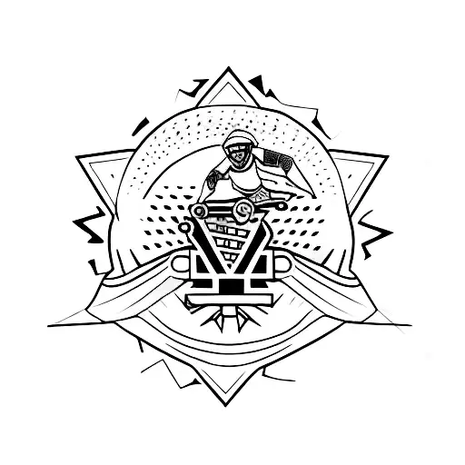 A Skateboarder Performing An Ollie With The Puerto Rican Flag As The Background