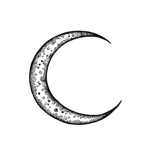Half Moon That I Can Add Text In The Middle