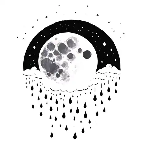 Moon And Rain