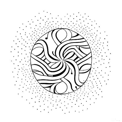 Shooting Star Forming An Infinity Symbol