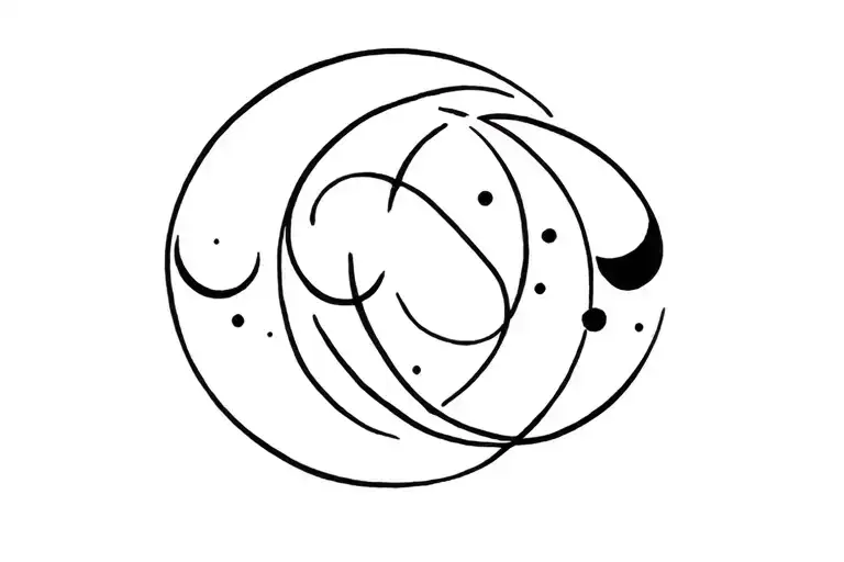 Moon Phases Intertwined