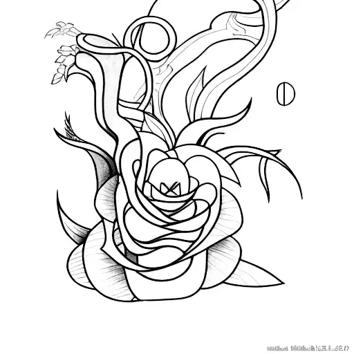 Open Book From Which Drawings Emerge