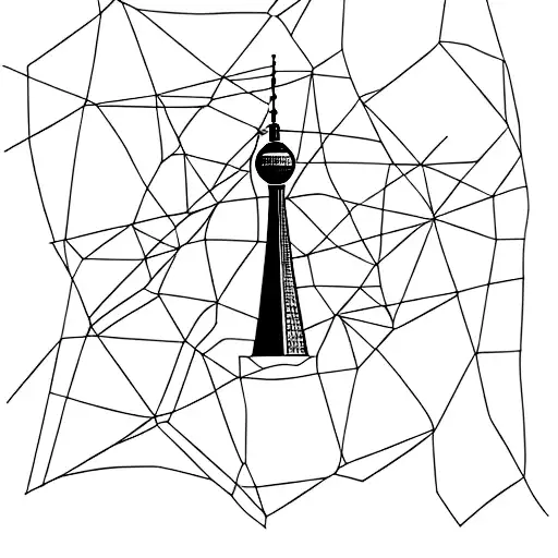 Berlin Tv Tower Abstract