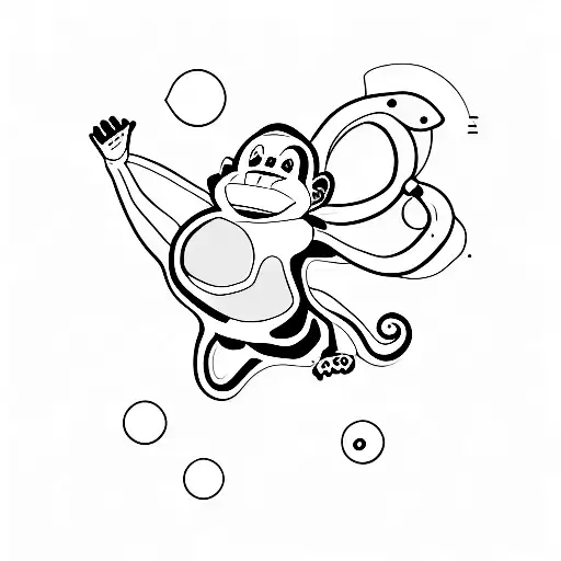 Skydiving Monkey