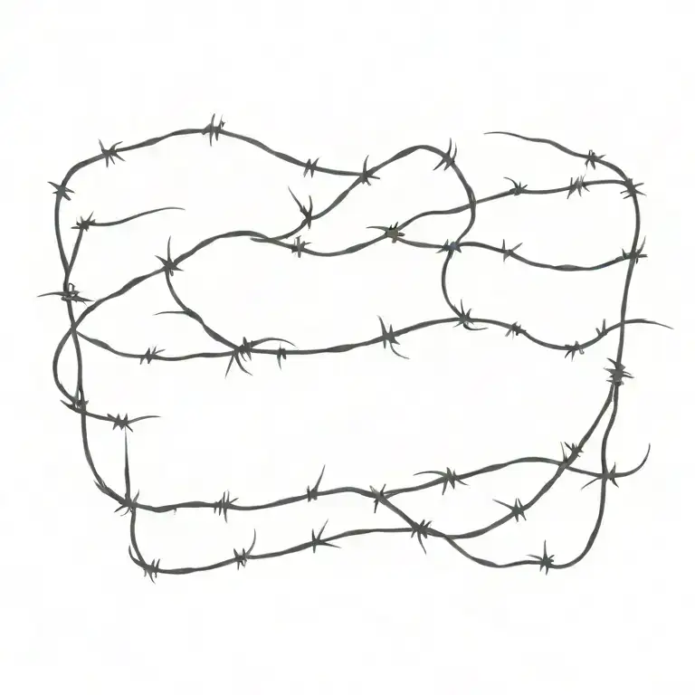Barbed Wire Under Collar Bone