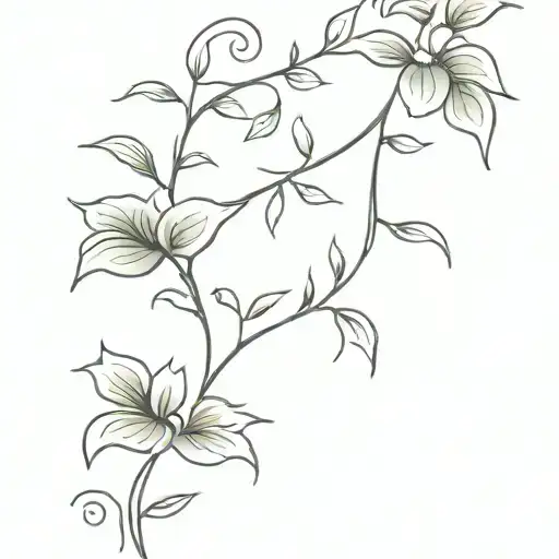 Long Flower Vine
