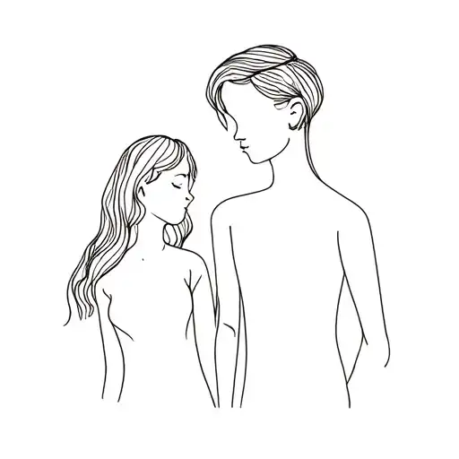 Mom And Son Tattoo Design Inspired