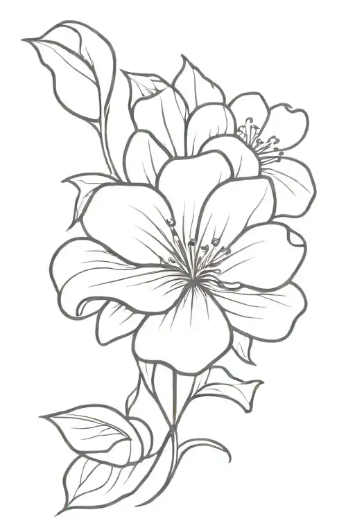 Flower With The Word