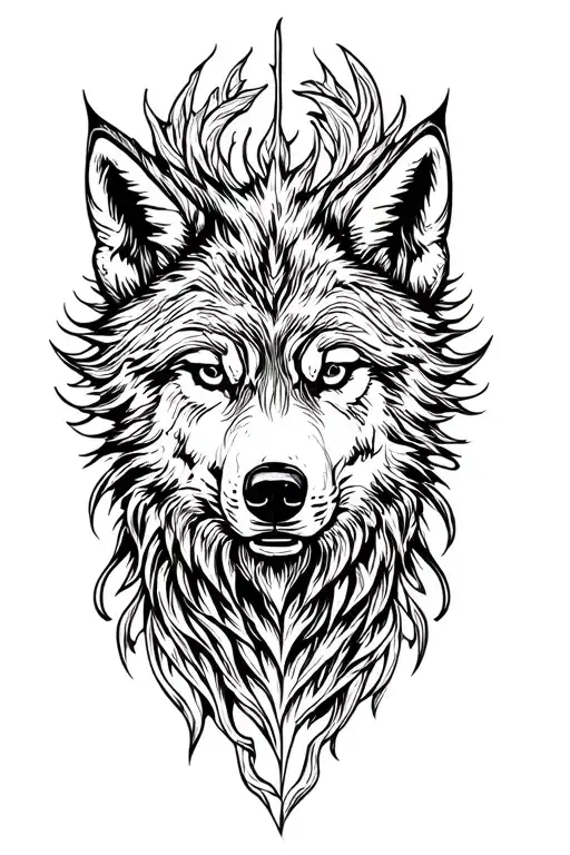 Mythical Wolf Spirit Animal