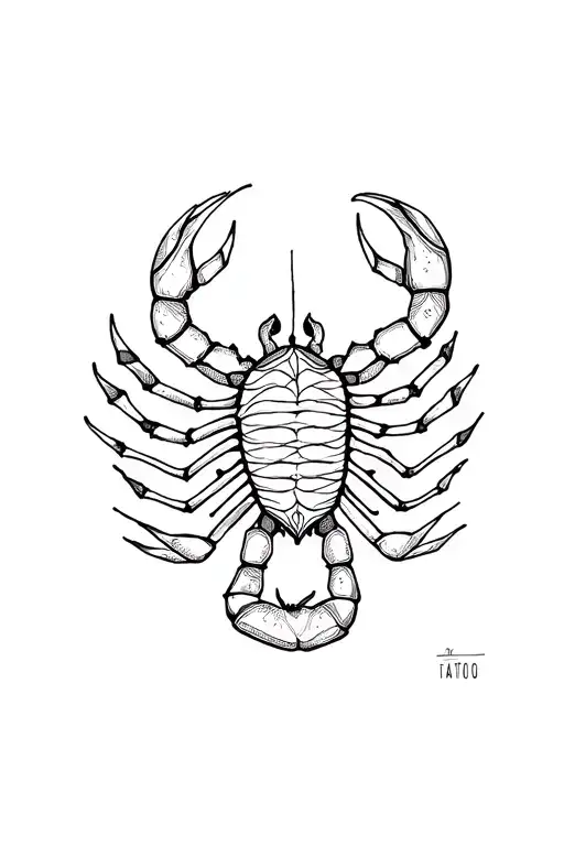 Scorpion With Mandala Inside