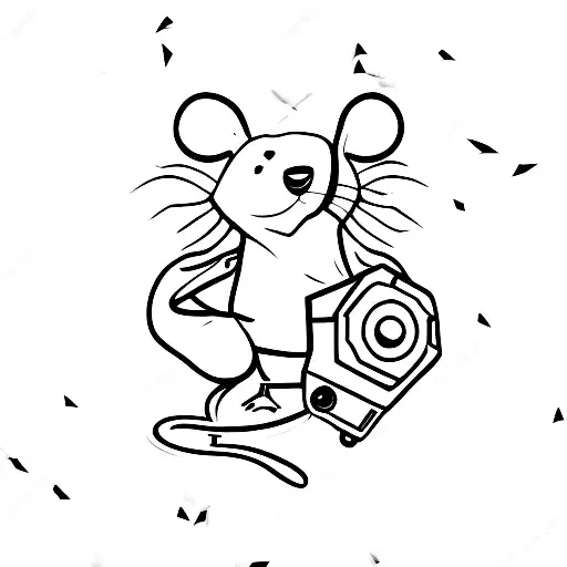 A Gaming Mouse Heit By A Bullet