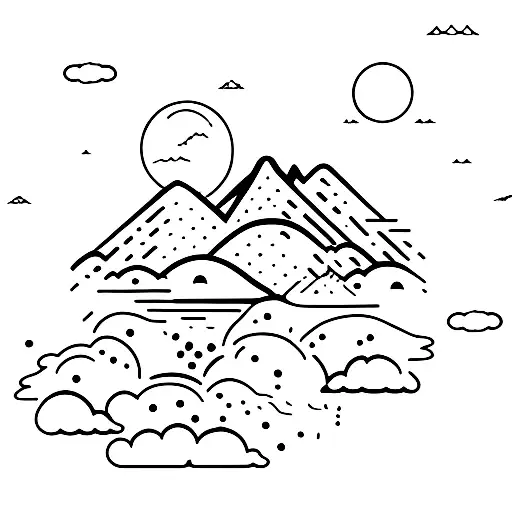 Moutain Waterfall Ufo