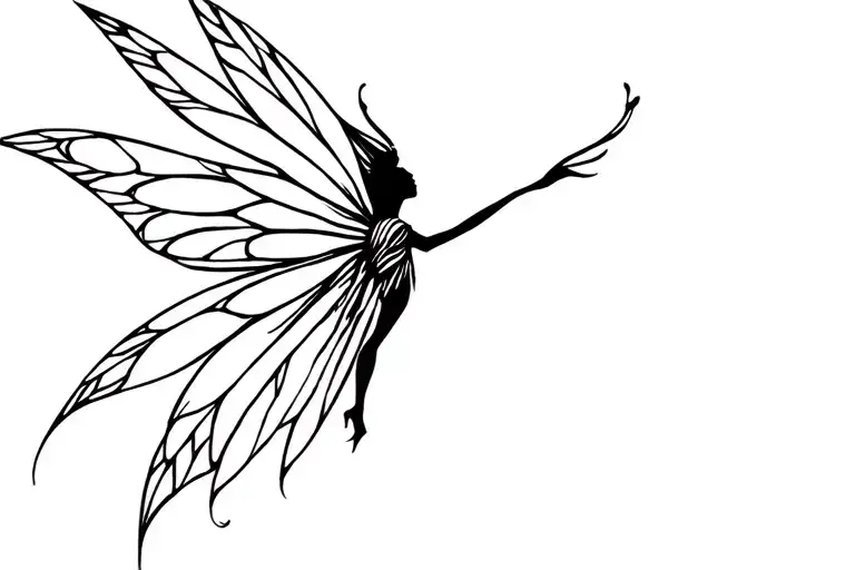 Fairy Dark Very Complex Confusing Tattoo Design Inspired