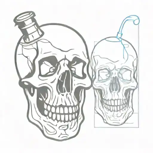 Skull Lava Lamp