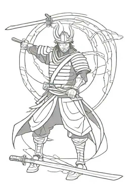 Japanese Samurai Warrior