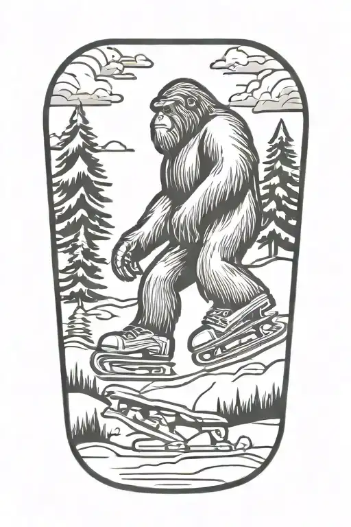 Bigfoot Ice Skates